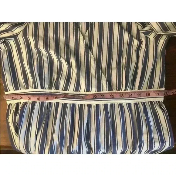 Madewell Striped Tiered Maxi Size 16 Plus Size NWT. Condition is New with tags - Picture 7 of 8